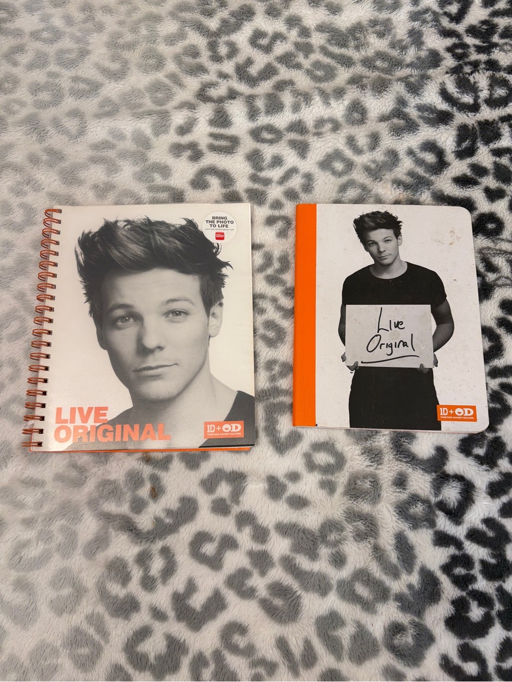 One Direction Louis Tomlinson Set Of Notebooks